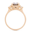 You, Me & Magic 2ct Grey Diamond Engagement Ring - 14k Gold Polished Band
