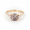 You, Me & Magic 2ct Grey Diamond Engagement Ring - 14k Gold Polished Band - Video cover
