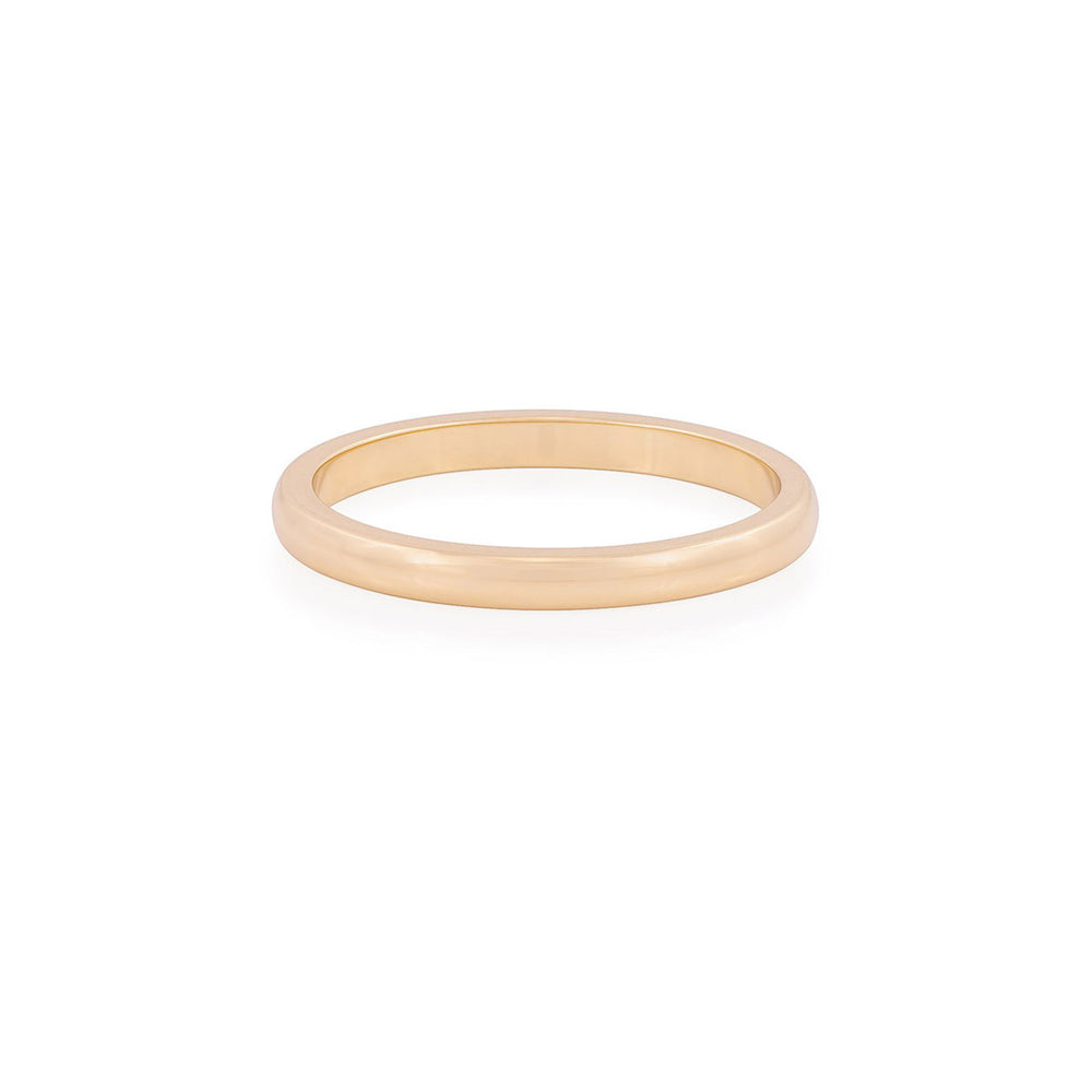 Timeless Love 2mm Polished Wedding Band - 14k Gold