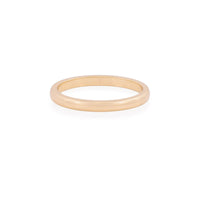 Timeless Love 2mm Polished Wedding Band - 14k Gold