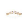 Chupi - Classic Diamond Wedding Ring - Crown of Love - Solid Gold Engagement Ring