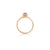 Darling 0.5ct Grey Diamond Engagement Ring - 14k Gold Twig Band
