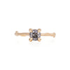 Darling 0.5ct Grey Diamond Engagement Ring - 14k Gold Twig Band