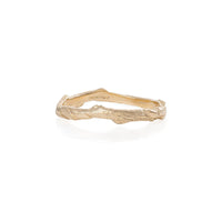 Hawthorn Ring - 14k Gold Twig Band Infinity Ring