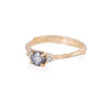 Love is All 0.5ct Grey Diamond Engagement Ring - 14k Gold Twig Band