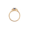 Love is All 0.5ct Blue Sapphire Engagement Ring - 14k Gold Twig Band