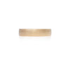 Chupi - Polished Hawthorn Bark Wedding Band - Wide - Solid Gold Ring