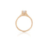 Sparkle 1ct Lab-Grown Diamond Engagement Ring - 14k Gold Twig Band