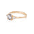 You, Me & Magic 1ct Grey Diamond Engagement Ring - 14k Gold Twig Band