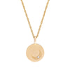 Sun, Moon & Stars Diamond Necklace - 14k Gold