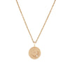 Sun, Moon & Stars - 14k Gold Disc & Diamond Necklace - Video cover