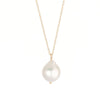 Teardrop Pearl Necklace - 14k Gold - Video cover