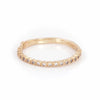 Edwardian - 14k Gold Half Eternity Diamond Ring - Video cover