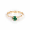 Love is All 0.5ct Emerald Engagement Ring - 14k Gold Twig Band - Video cover