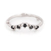 Thumbnail of Crown of Sky Black Diamond Ring - 14k White Gold Twig Band - Video cover
