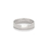 Hawthorn Bark Men's Wedding Ring - 14k Polished White Gold (Wide Band) - Video cover