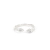 Hope & Magic - 14k White Gold Twig Band Grey Diamond Ring - Video cover