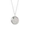 Thumbnail of Stars in the Sky Three Diamond Necklace - 14k White Gold - Video cover