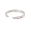 Follow Your Dreams - 14k Polished White Gold Open Diamond Ring