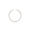 Follow Your Dreams - 14k Polished White Gold Open Diamond Ring