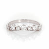 Crown of Light - 14k White Gold Polished Band Diamond Ring - Video cover