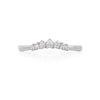 Crown of Faith - 14k Polished White Gold Diamond Ring