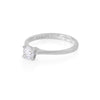 Darling 0.5ct Diamond Engagement Ring - 14k White Gold Polished Band