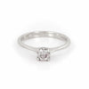 Darling 0.5ct Diamond Engagement Ring - 14k White Gold Polished Band - Video cover