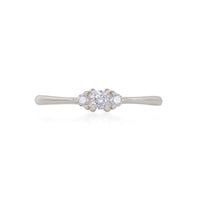Promise me Tomorrow Diamond Ring - 14k Polished White Gold