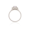 Thumbnail of Strong as Time 1.2ct Lab-Grown Diamond Engagement Ring - 14k White Gold Polished Band