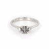 Love is All 0.5ct Grey Diamond Engagement Ring - 14k White Gold Polished Band - Video cover
