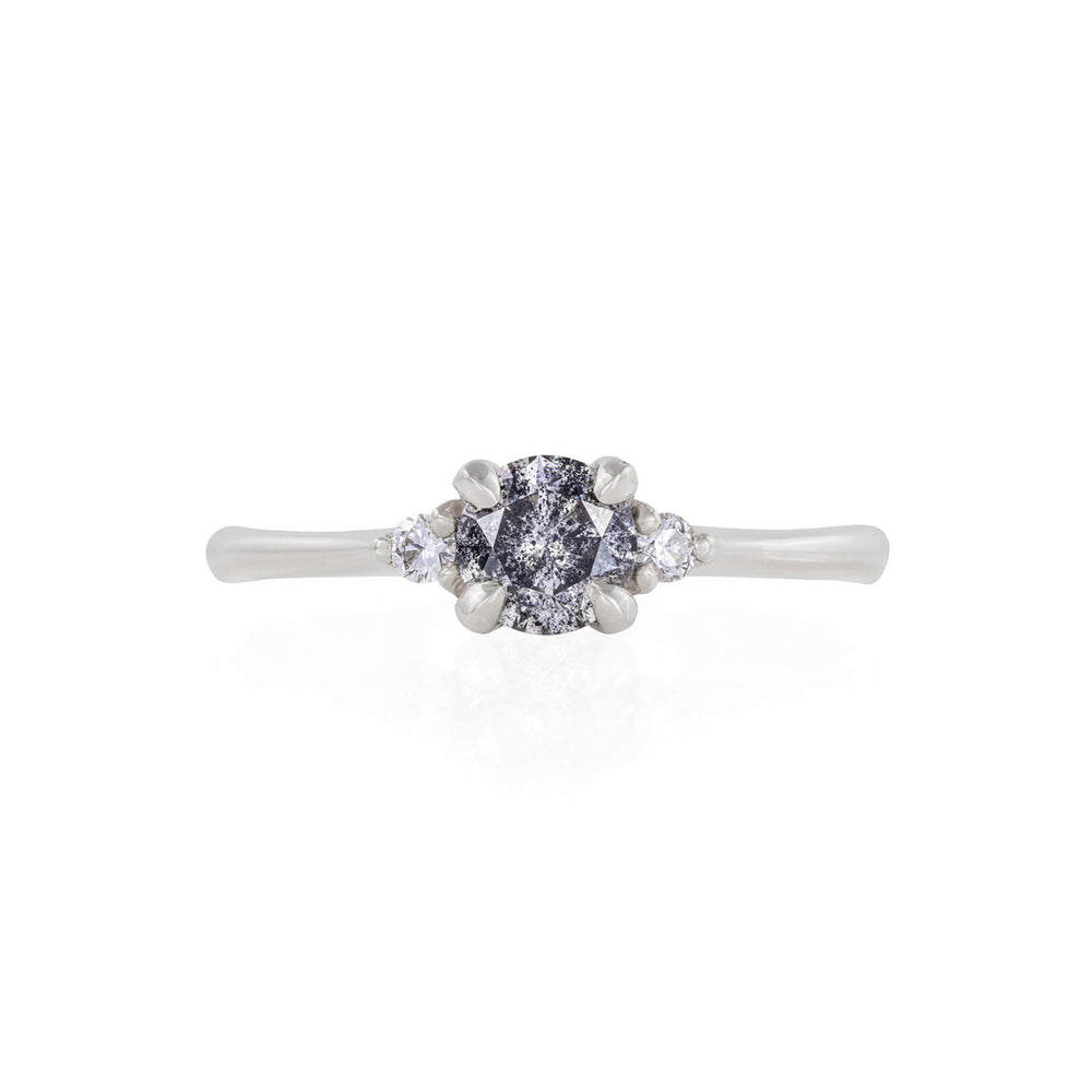Grey stone hotsell engagement ring