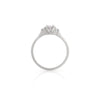 Love is All 0.5ct Lab-Grown Diamond Engagement Ring - 14k White Gold Polished Band