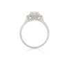 Love is Ours 0.7ct Diamond Engagement Ring - 14k White Gold Polished Band