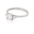 Love is Ours 0.7ct Lab-Grown Diamond Engagement Ring - 14k White Gold Polished Band