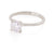 Sparkle 1ct Lab-Grown Diamond Engagement Ring - 14k White Gold Polished Band