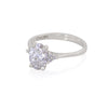 Starlight 1.4ct Lab-Grown Oval Diamond Engagement Ring - 14k White Gold Polished Band
