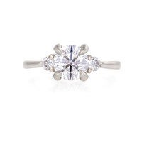 You, Me & Magic 1ct Lab-Grown Diamond Engagement Ring - 14k White Gold Polished Band