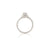 Darling 0.5ct Diamond Engagement Ring - 14k White Gold Twig Band