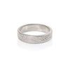 Thumbnail of Driftwood Men's Wedding Ring - 14k White Gold (Wide Band)