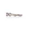 Chupi - Grey Diamond Ring - Solid White Gold Hope & Magic