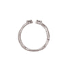 Chupi - Grey Diamond Ring - Solid White Gold Hope & Magic
