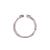 Chupi - Grey Diamond Ring - Solid White Gold Hope & Magic