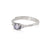 Love is All 0.5ct Grey Diamond Engagement Ring - 14k White Gold Twig Band