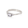 Thumbnail of Love is All 0.5ct Diamond Engagement Ring - 14k White Gold Twig Band