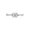 Love is All 0.5ct Diamond Engagement Ring - 14k White Gold Twig Band