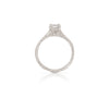 Sparkle 1ct Diamond Engagement Ring - 14k White Gold Twig Band