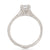Sparkle 1ct Grey Diamond Engagement Ring - 14k White Gold Twig Band