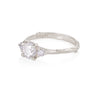 You, Me & Magic 1ct Diamond Engagement Ring - 14k White Gold Twig Band