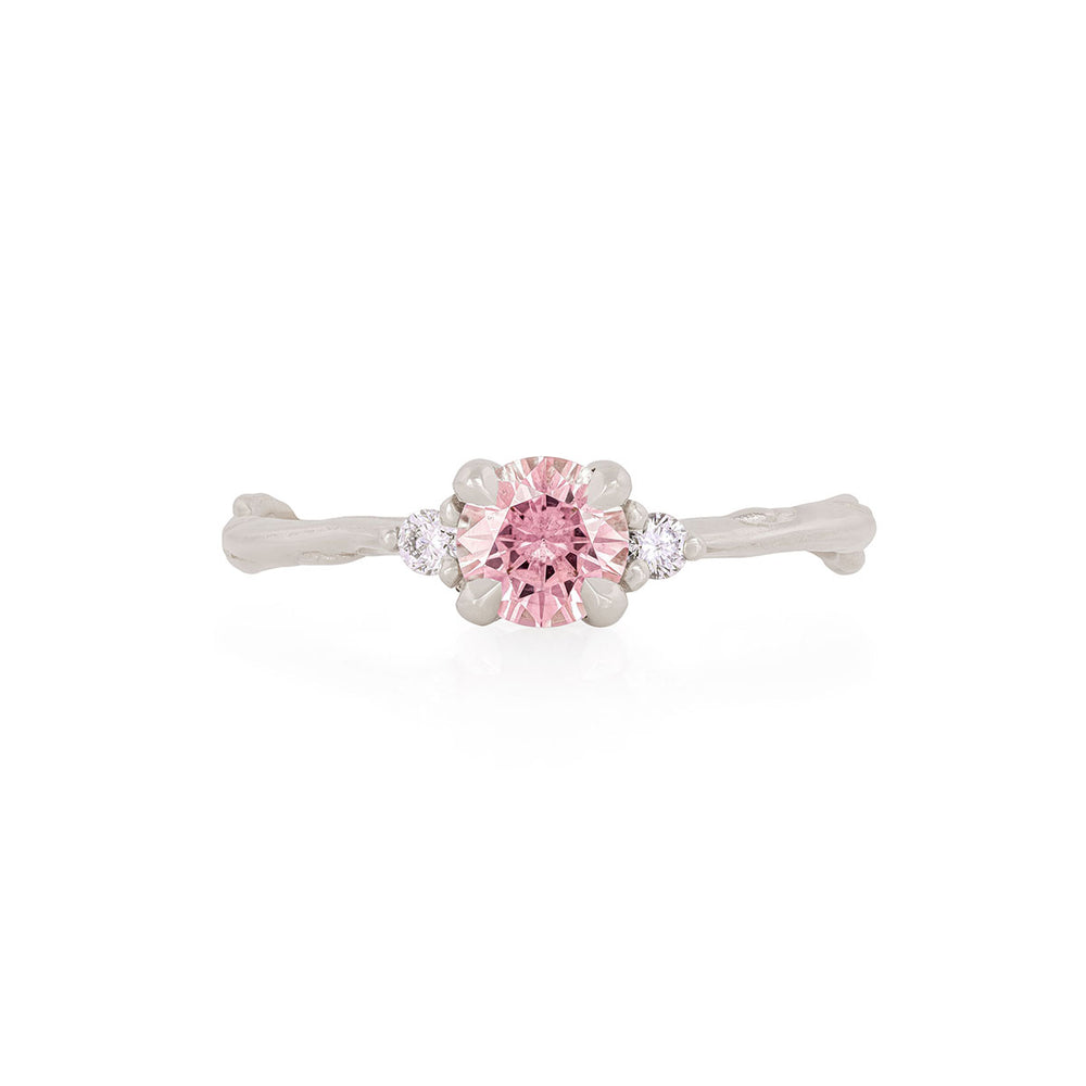 Love is All - 14k White Gold 0.5ct Pink Sapphire